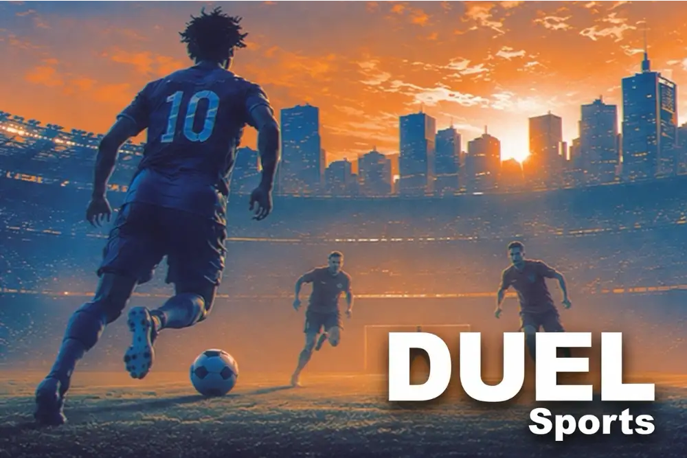 Duel sportsbook interface showing live and pre-match betting markets